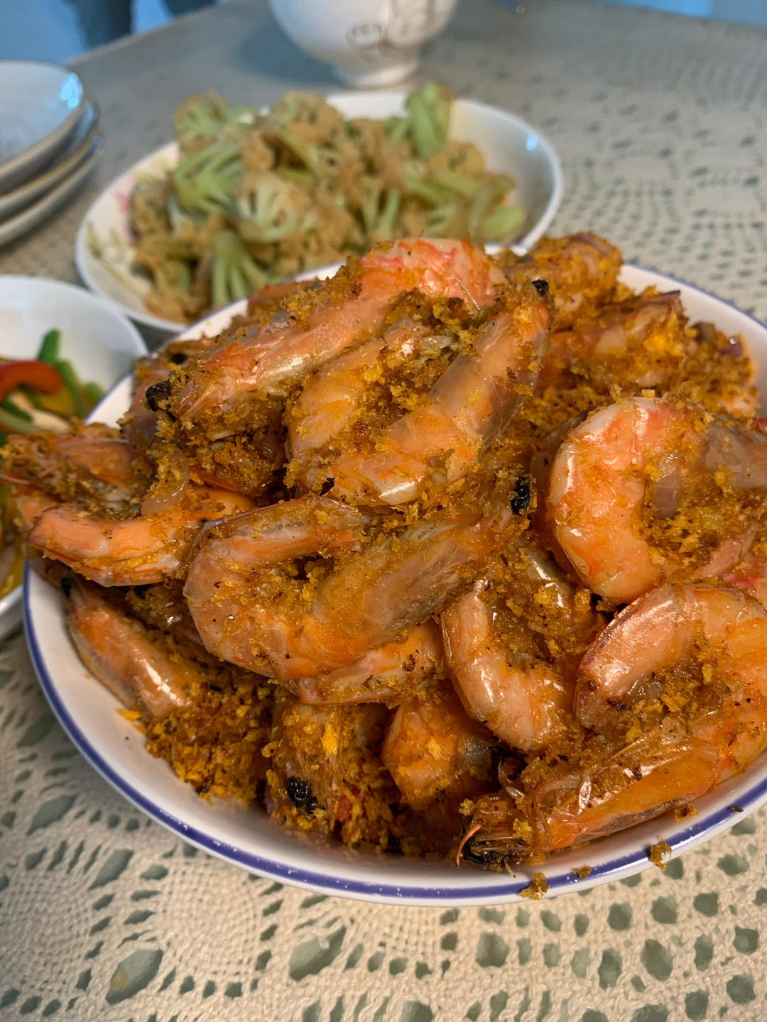 避风塘炒虾