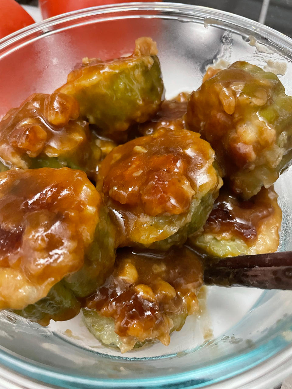 厨师长教你：“苦瓜酿肉”的家常做法，口感和味道很棒，先收藏了