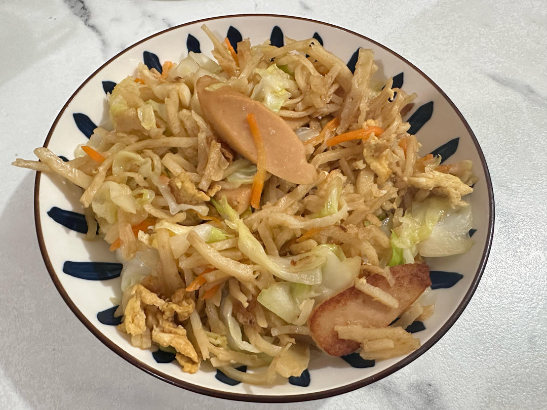 老北京素炒饼(肉炒饼)