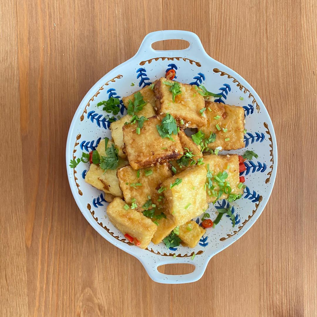 爆汁香煎豆腐