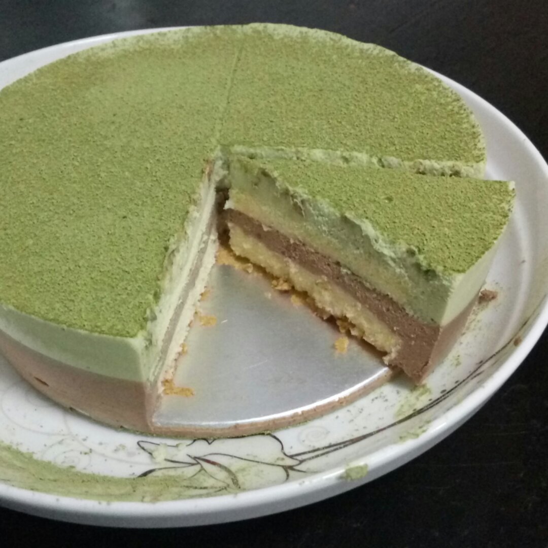 巧克力抹茶慕斯蛋糕