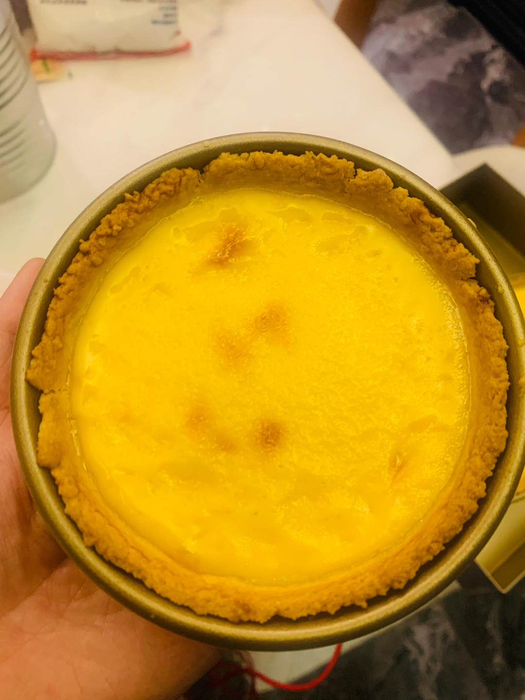 最近超火爆的德式布丁塔 一口爱上超满足