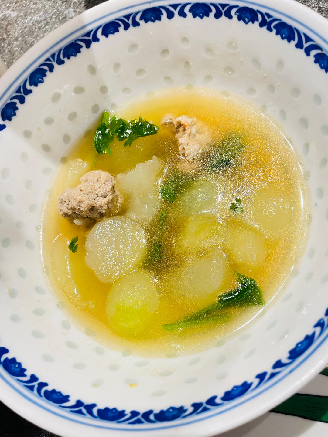 夏天不可错过的家常味--冬瓜丸子汤