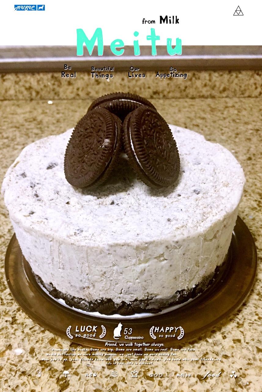 奥利奥冻芝士蛋糕