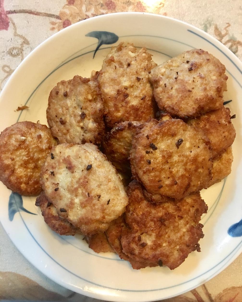 炸马蹄猪肉丸子