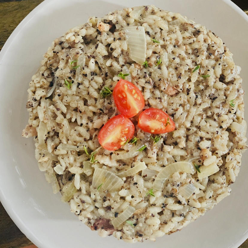 在家米其林『意大利菌菇烩饭Risotto』