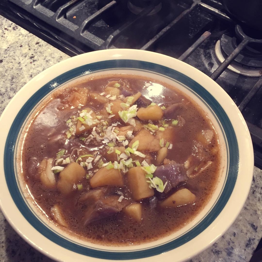 土豆炖茄子