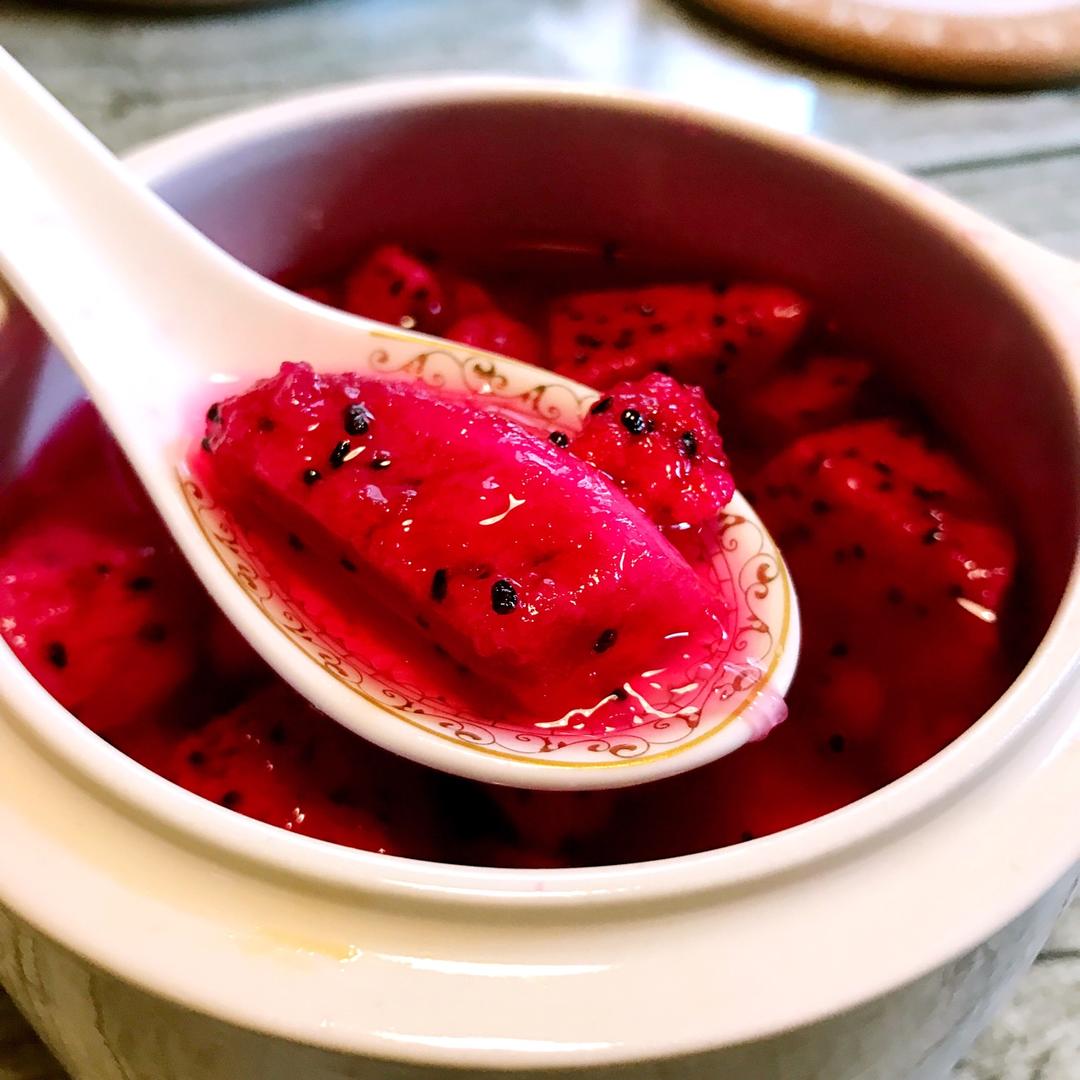 阿企阿鹅做的火龙果燕窝