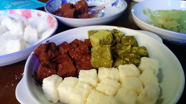 椰蓉牛奶小方