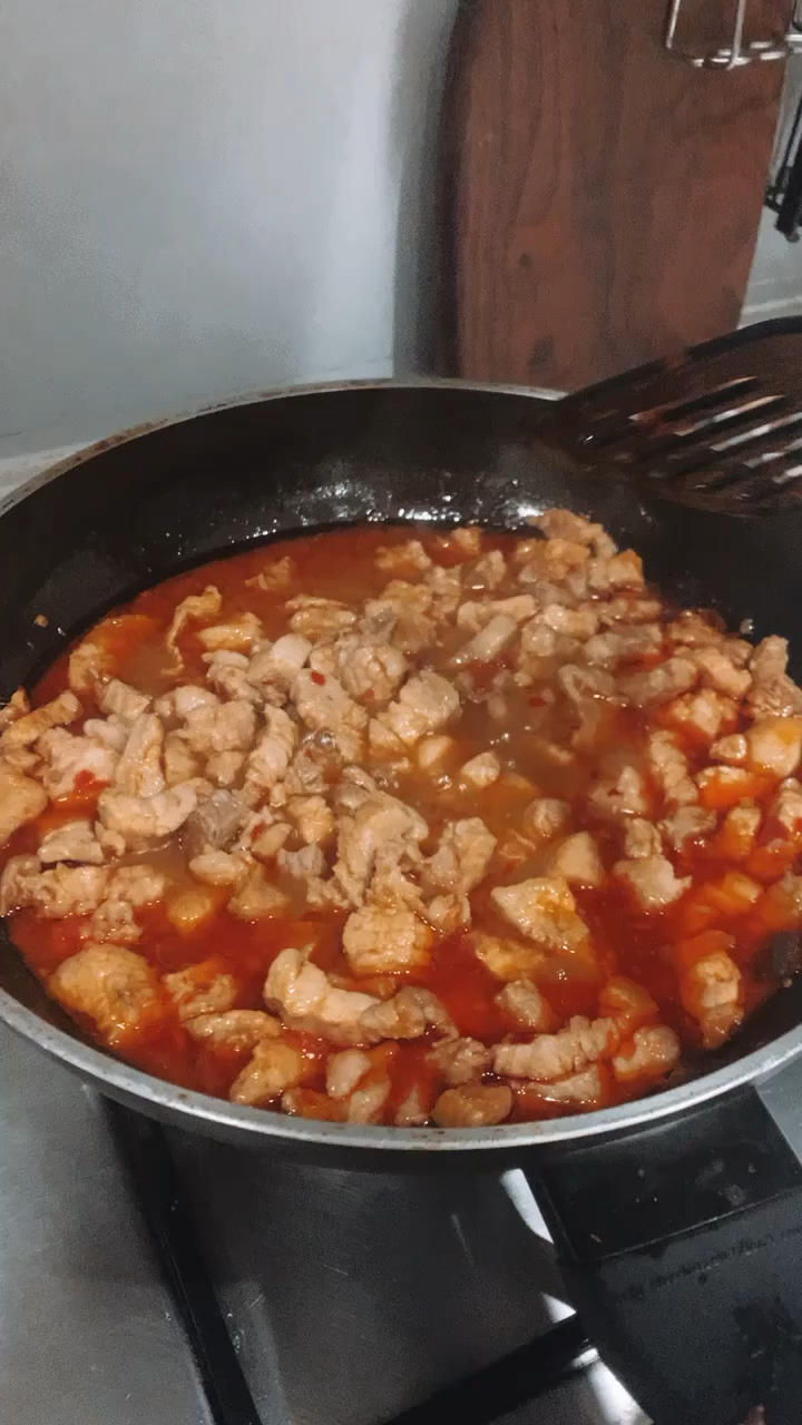 上海辣肉面浇头