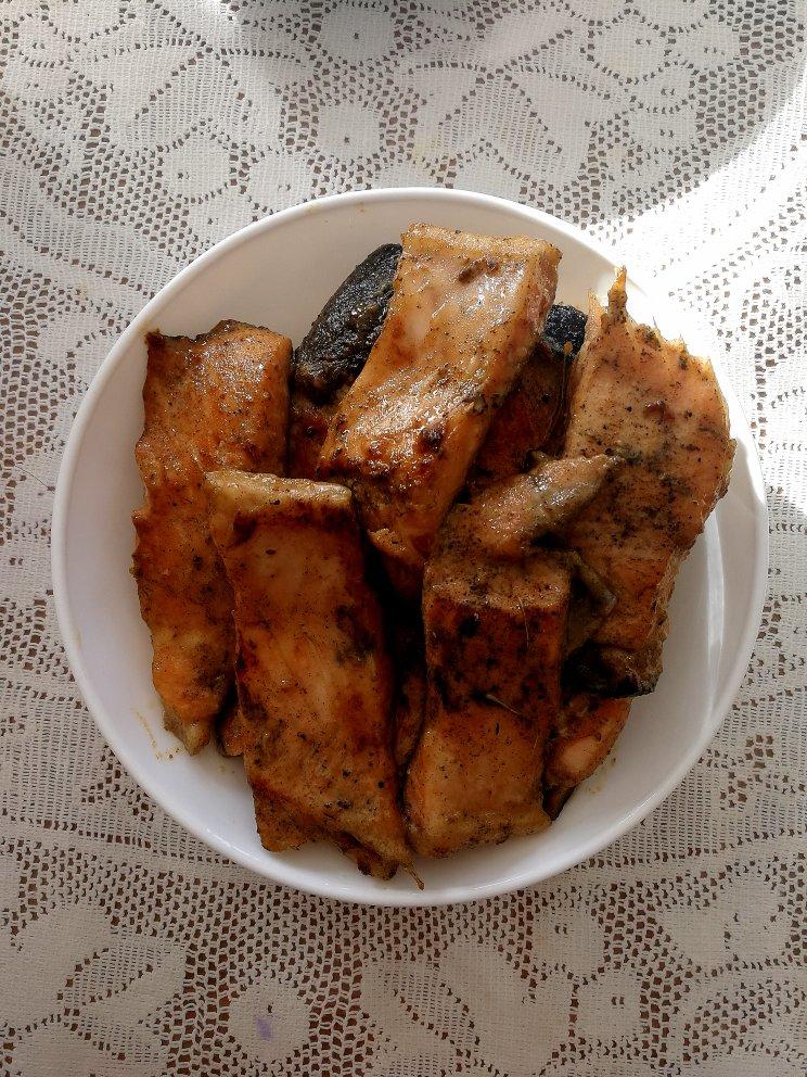 煎三文鱼