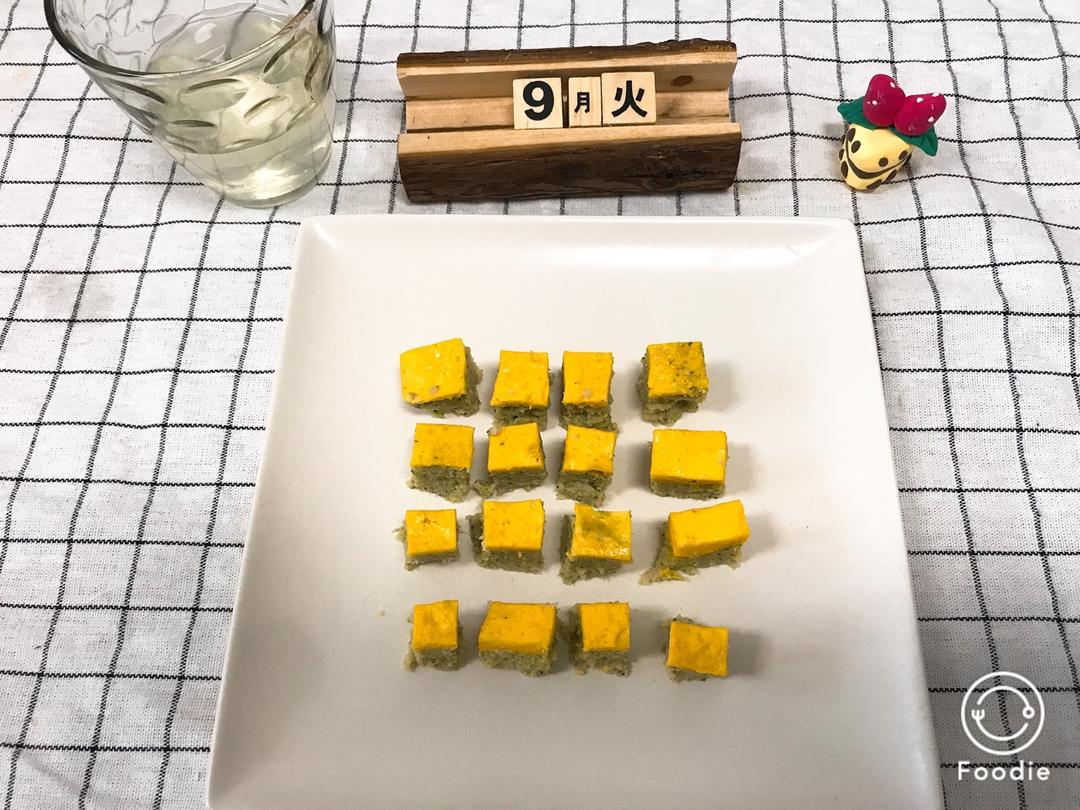 西兰花鸡肉小方