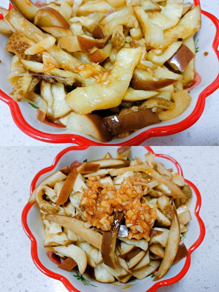 低脂凉拌蒜蓉茄子的做法