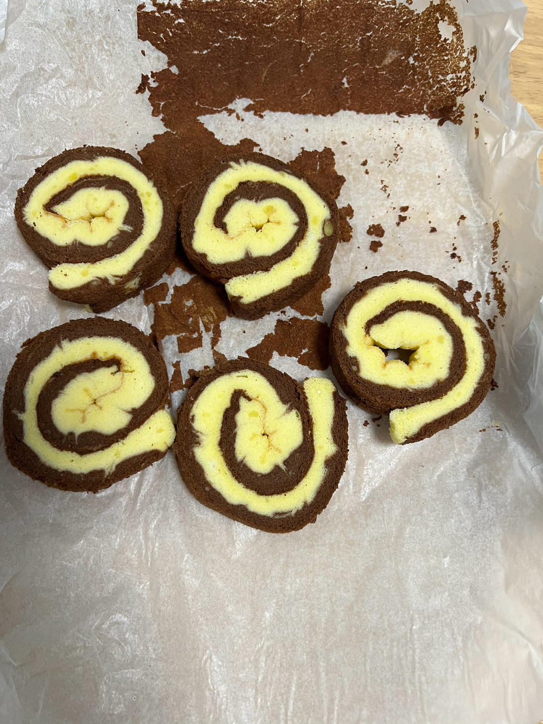 可可旋风蛋糕卷（视频）