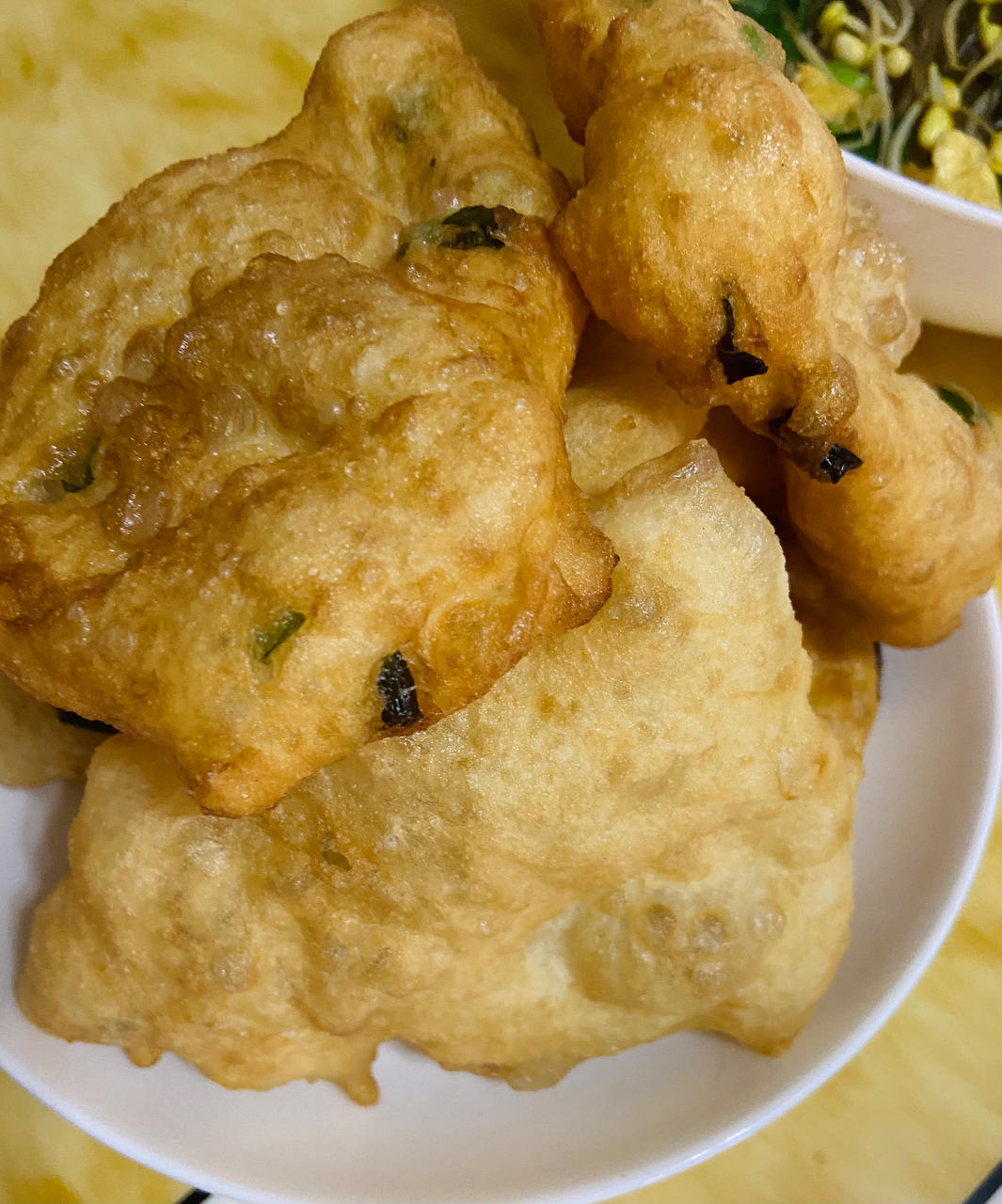 姥姥家的健康炸油饼（不揉面不擀面）