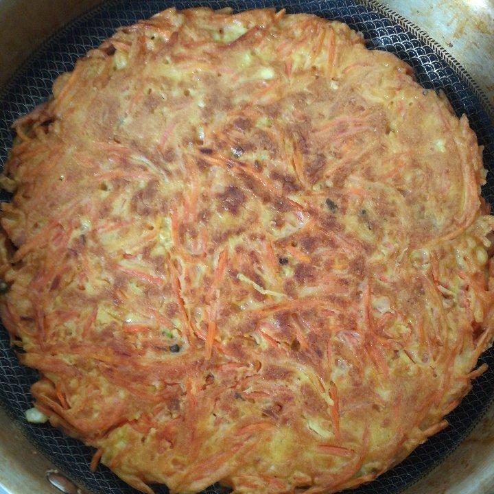 胡萝卜鸡蛋饼
