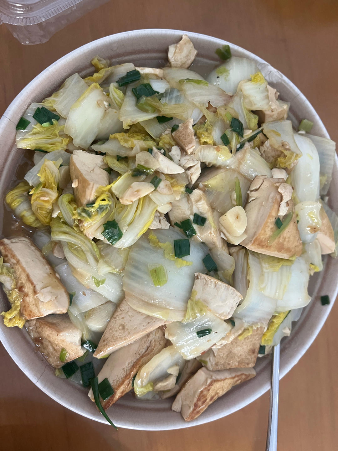 豆腐焖白菜