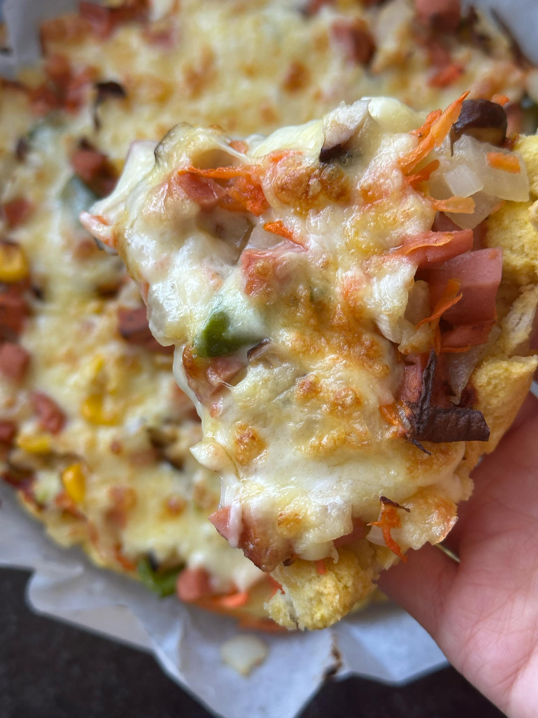 超绝神仙吃法！超成功爆好吃的空气炸锅馒头披萨~