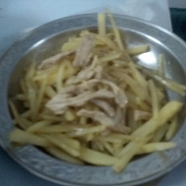 土豆丝炒肉