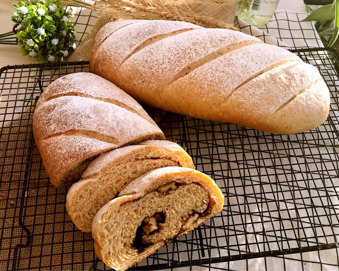 全麦黑糖核桃的做法