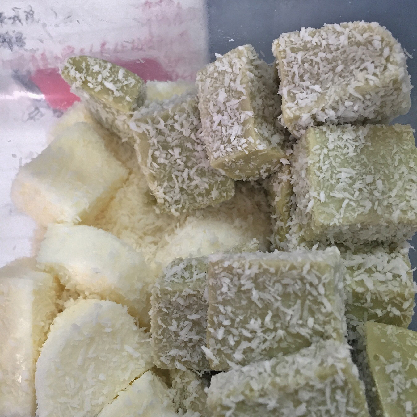 椰丝牛奶小方