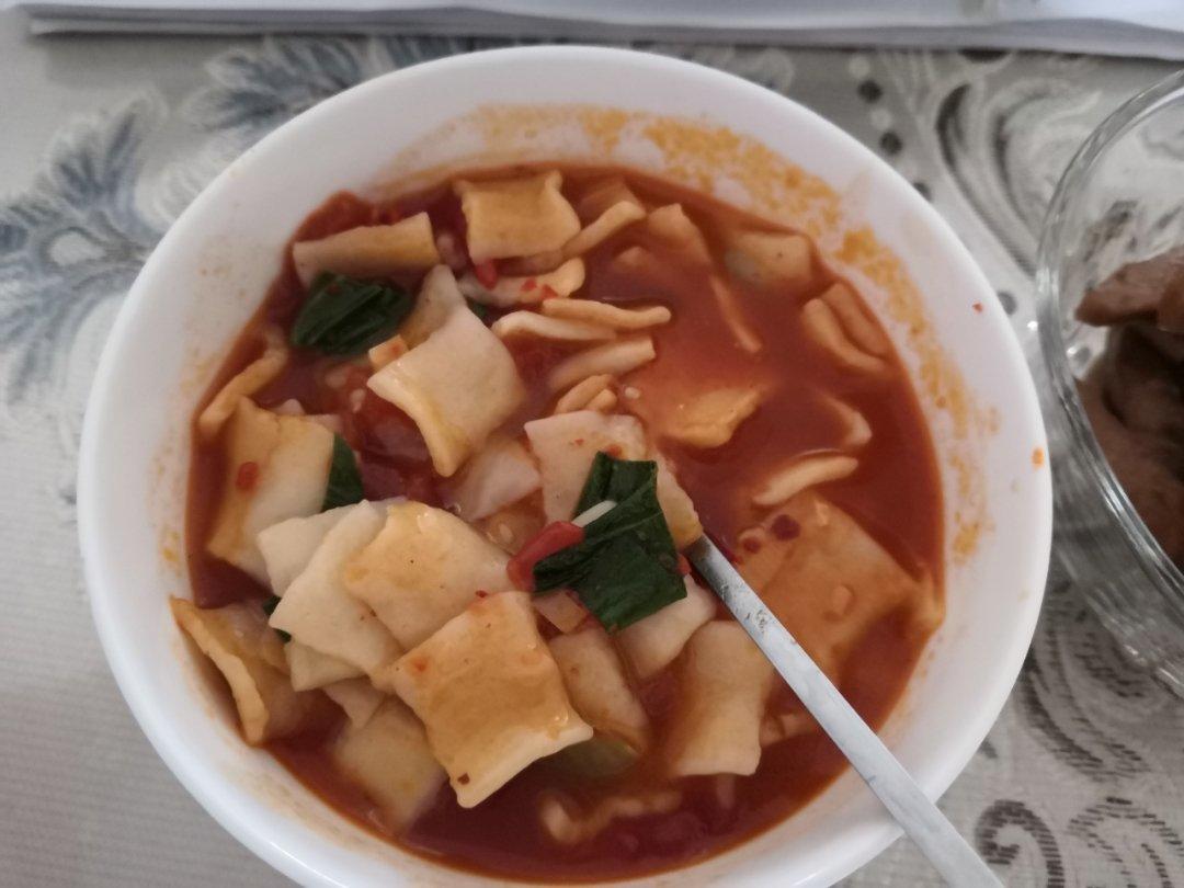 西红柿鸡蛋面片 （内附揪面片教程）