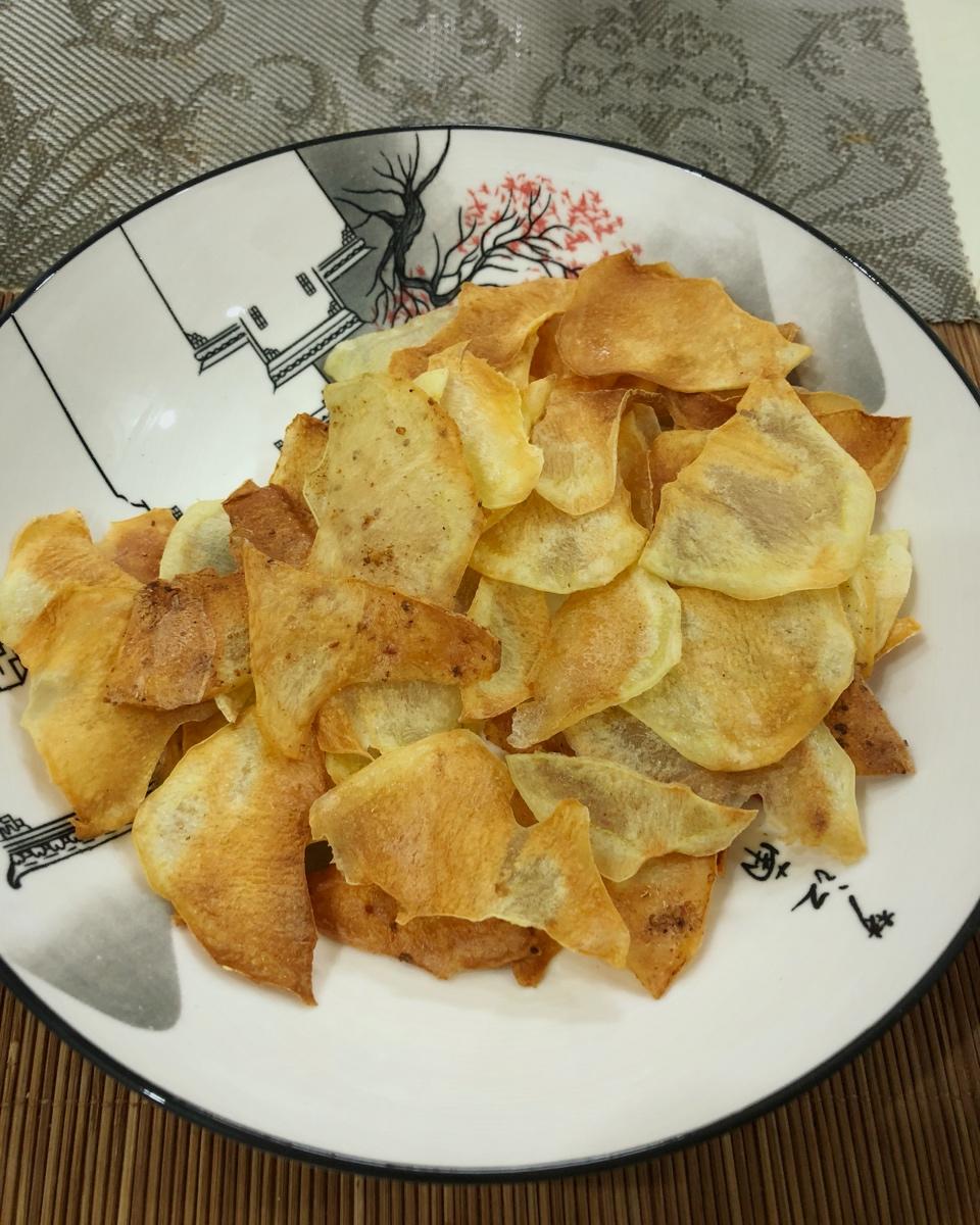 烤箱版无油薯片