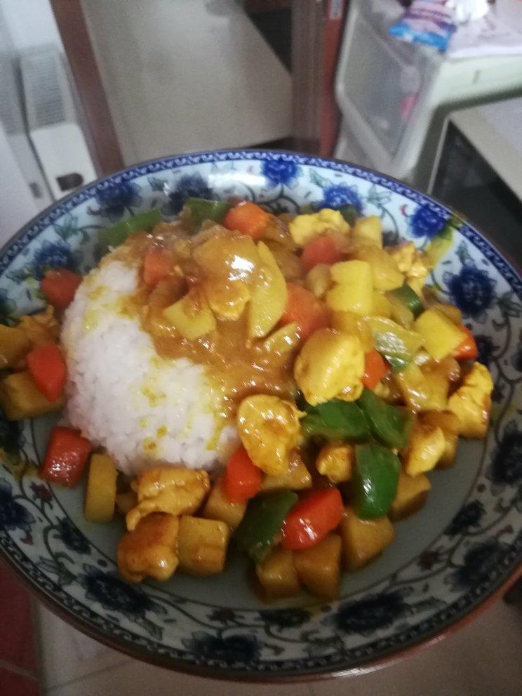 土豆咖喱鸡肉