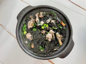 简单的紫菜海蛎煲的做法 步骤7