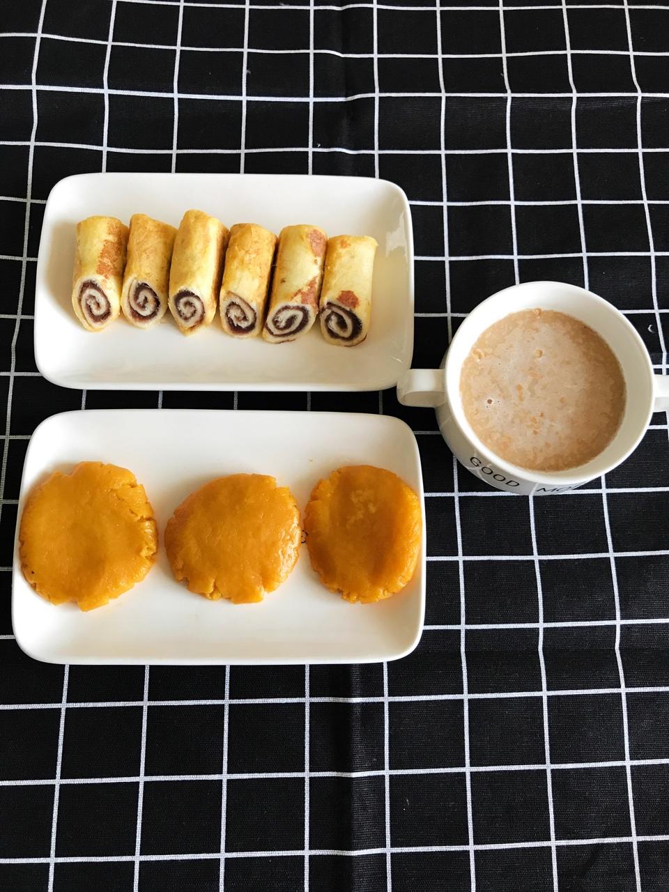 豆沙吐司卷