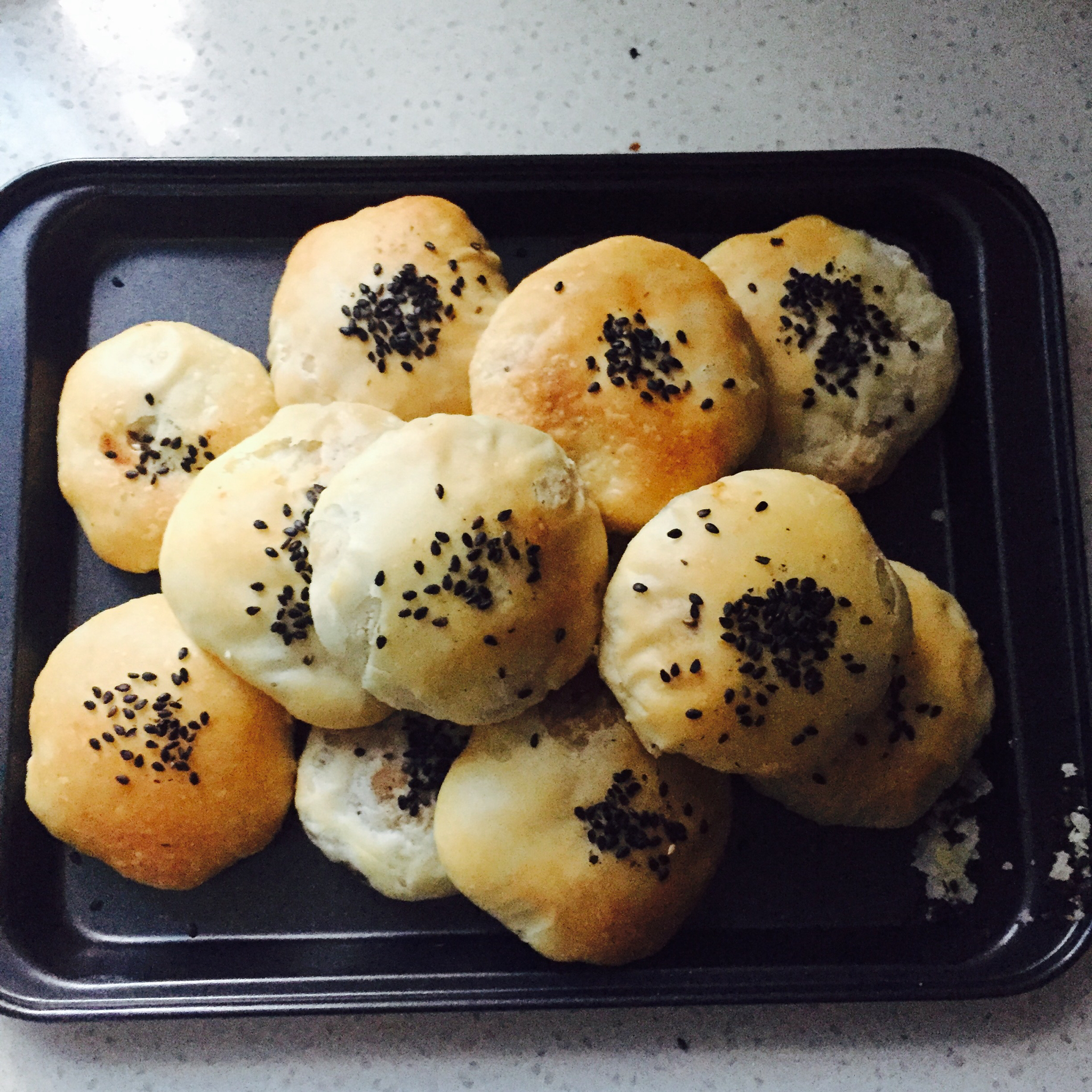 酥皮绿豆饼   酥得掉渣渣