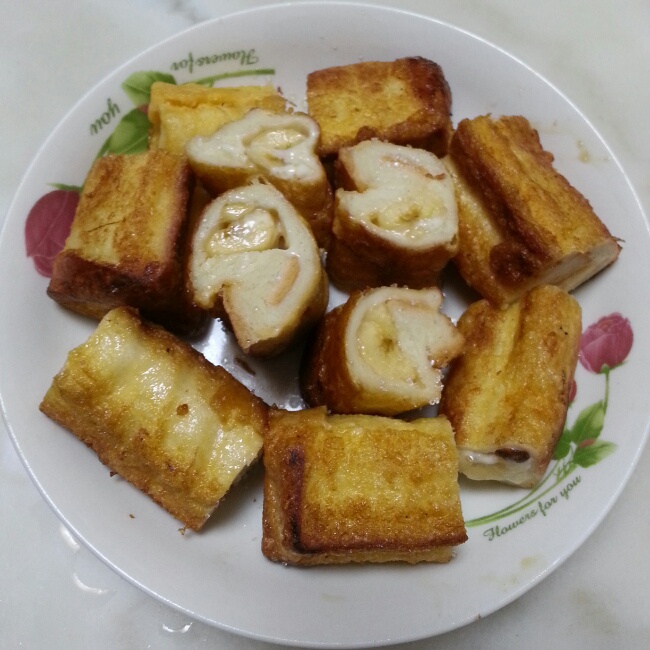 香蕉吐司卷