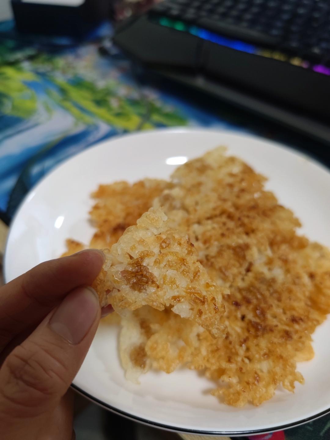 非油炸【大米锅巴】剩米饭的春天