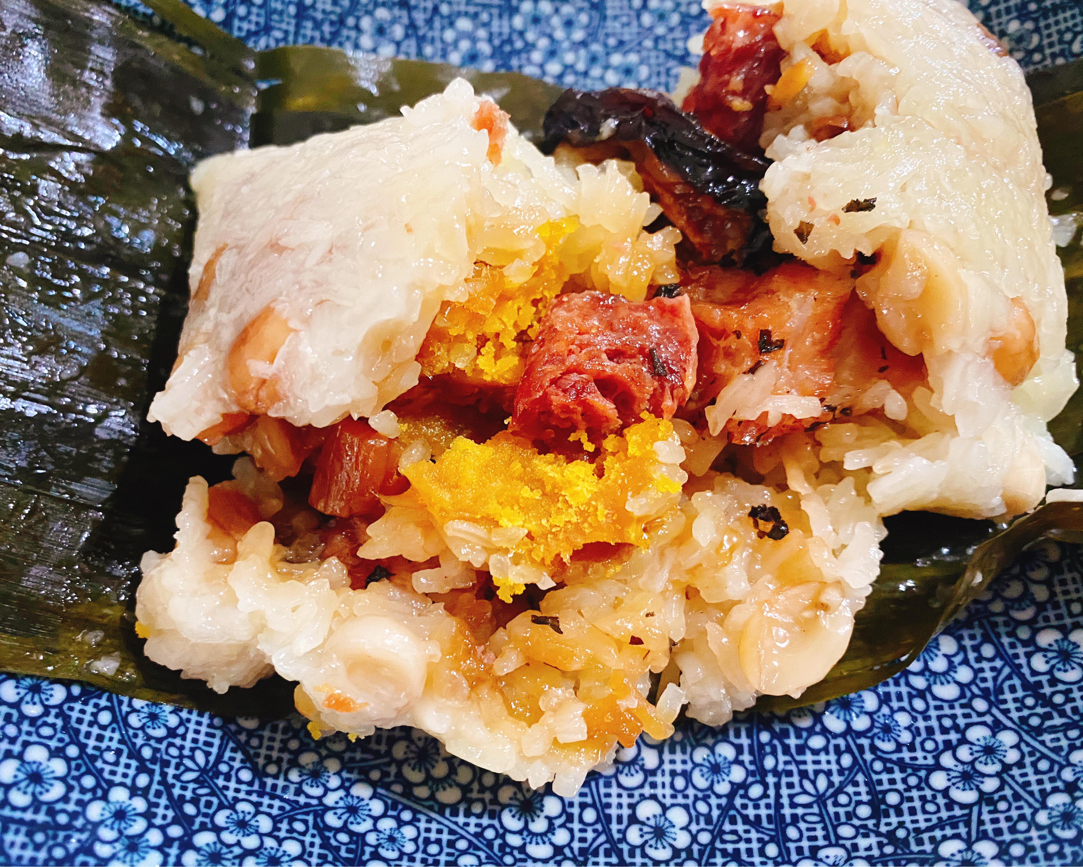 台山红榄咸肉粽另外还有西米甜粽的做法步骤图