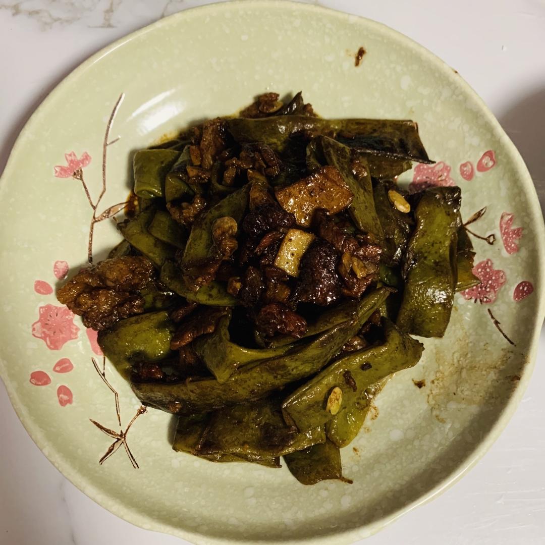 家常豆角炒肉