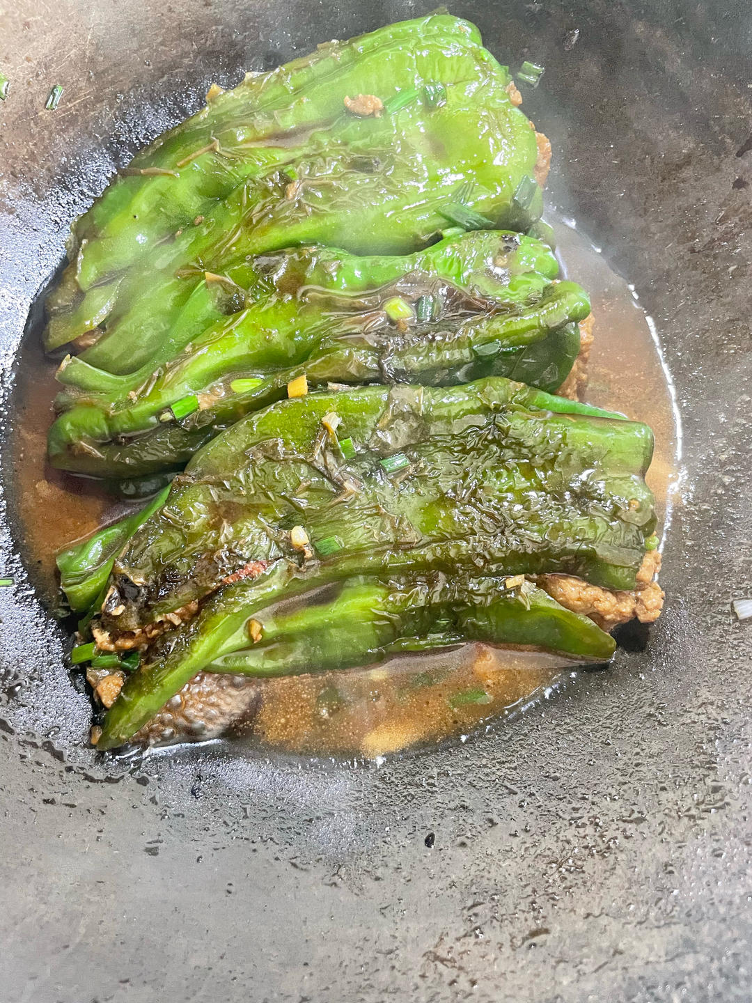 下饭菜肴--青椒酿肉