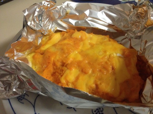 芝士奶油焗红薯