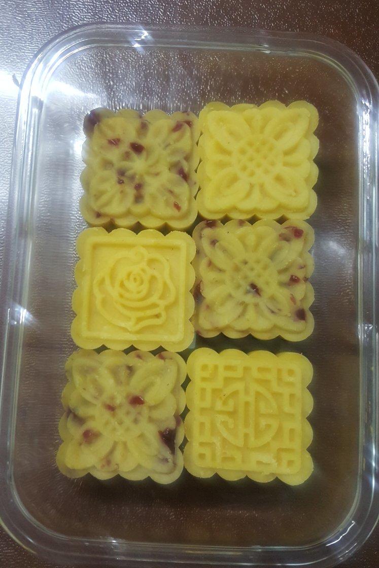 蔓越莓绿豆糕