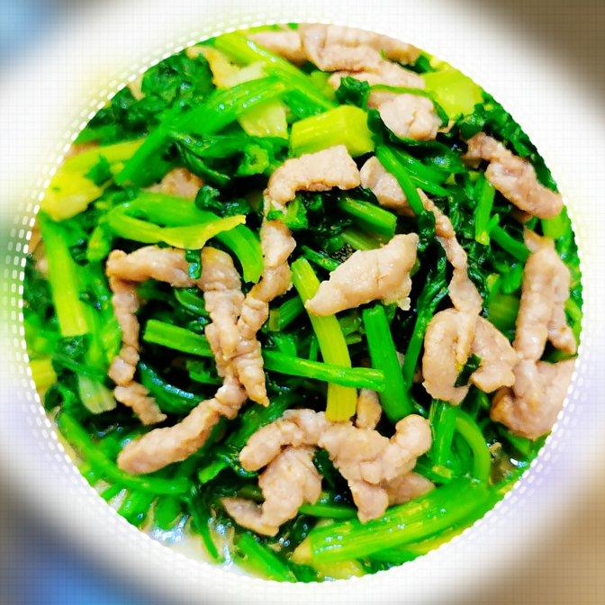 芹菜炒肉丝