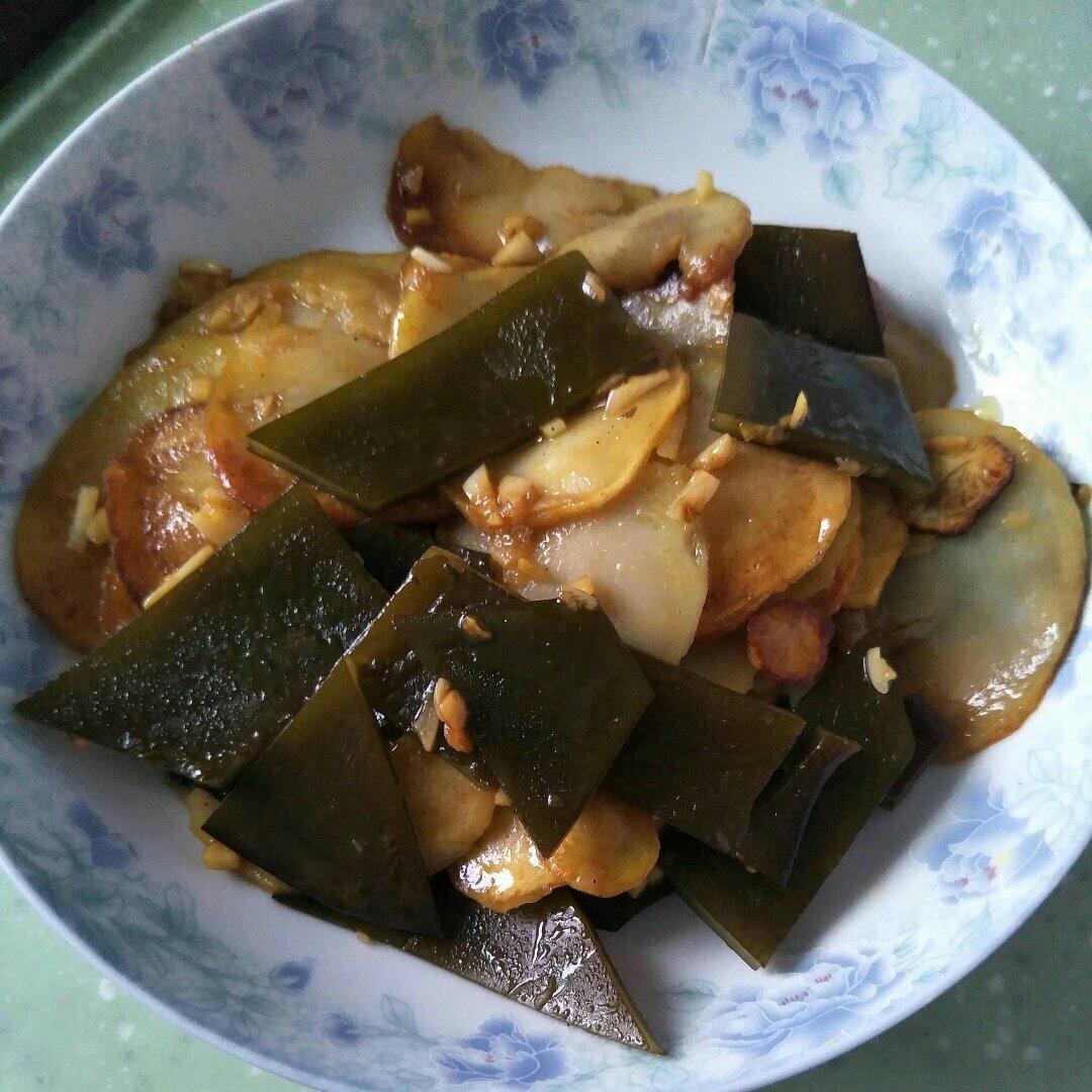 海带根炒土豆片