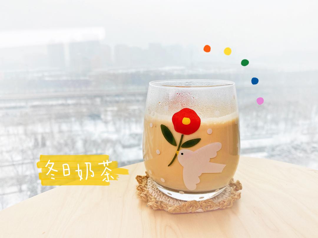 雪日の焦糖奶茶的做法