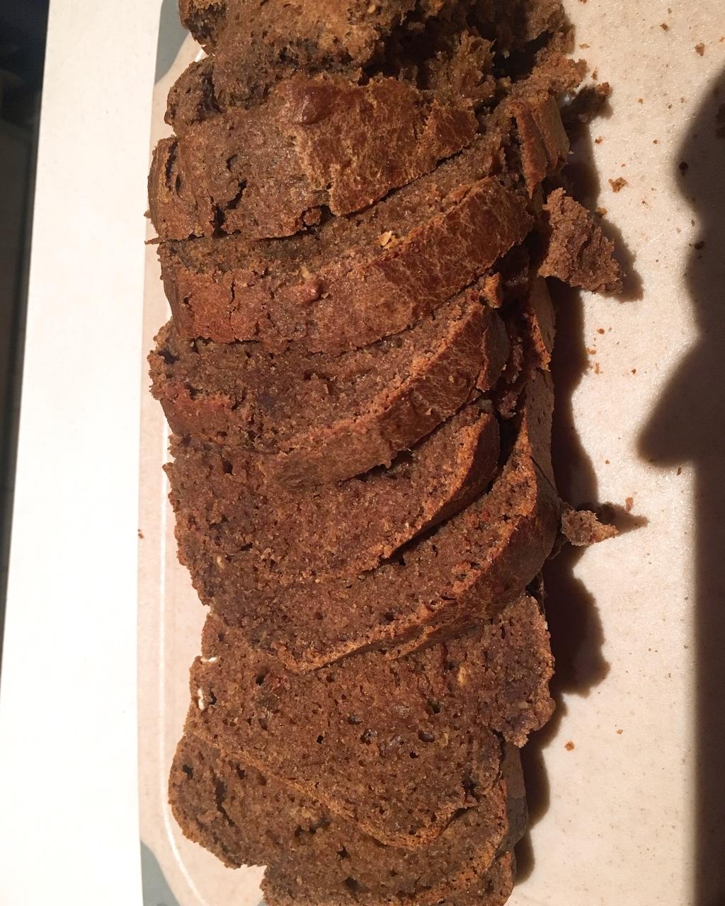 100%全谷物香蕉快手面包丨健康·烘焙