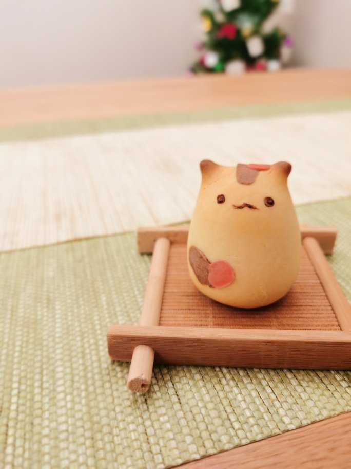 软萌可爱的日式猫咪烧果子 奶香浓郁 超简单