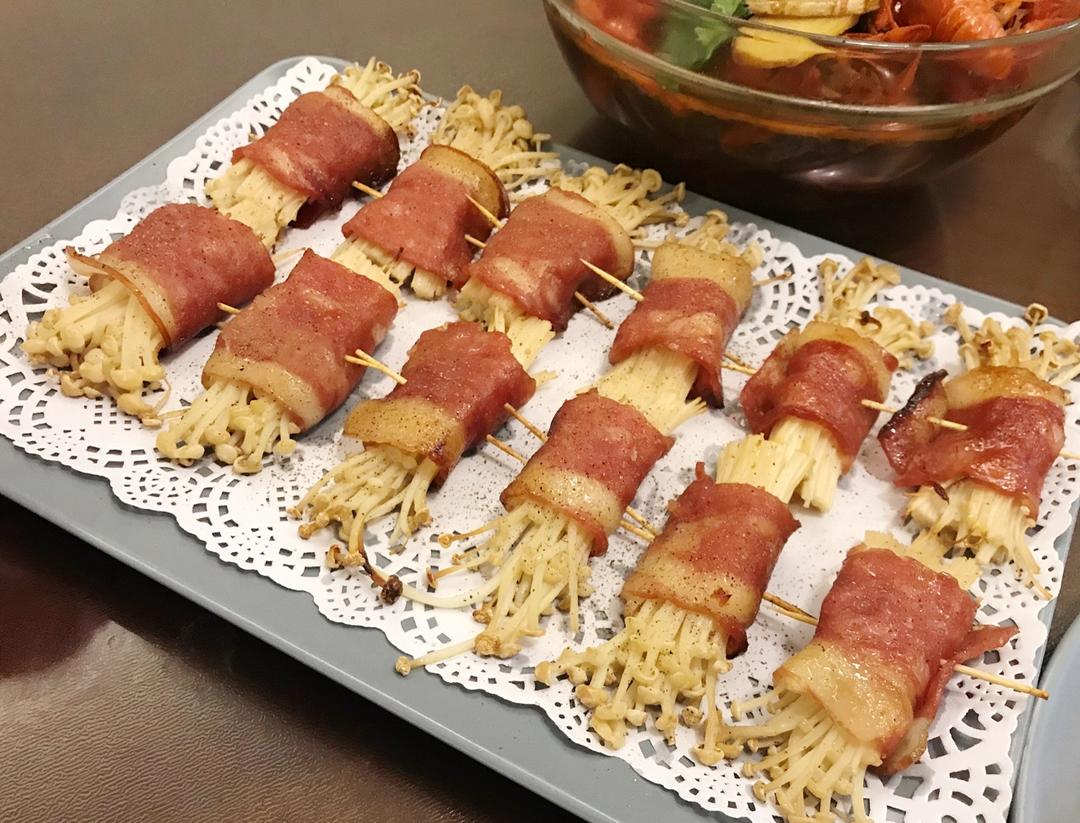 金针菇培根卷（烤箱）