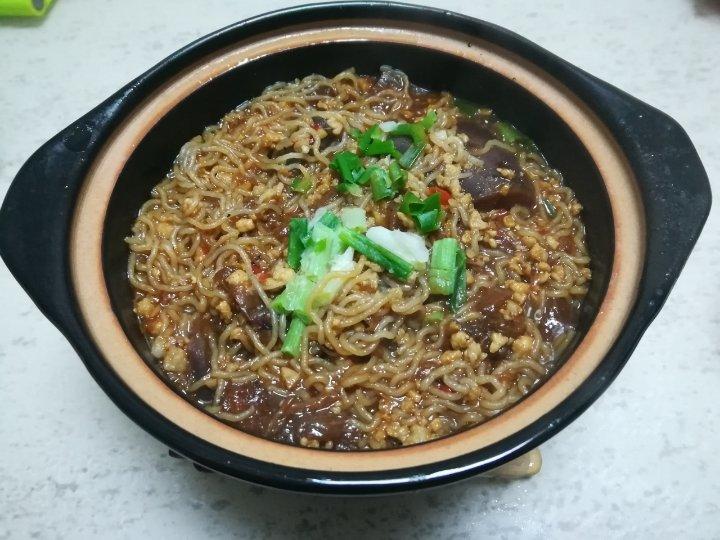 肉末茄子粉丝煲