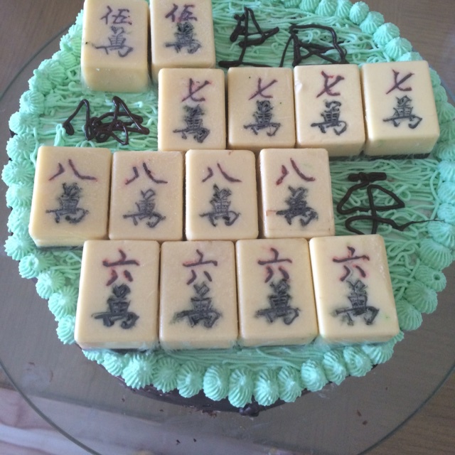 麻将蛋糕