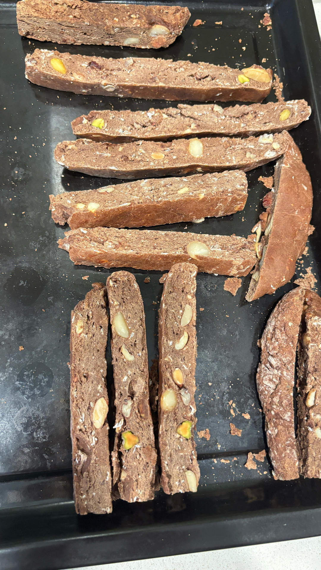 健身党友好的天然酵种（弃种）意式可可脆饼Biscotti