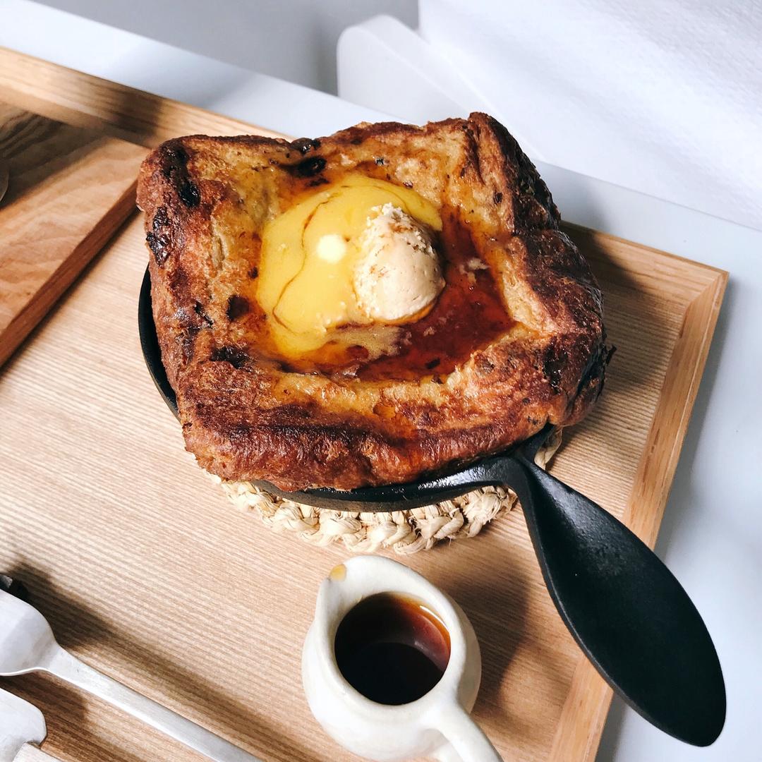 铸铁锅加厚版法式吐司- Baked French Toast