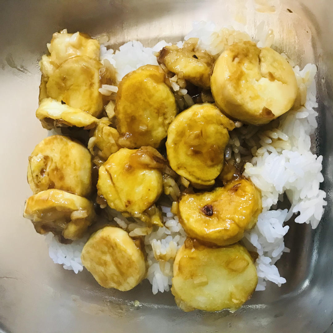 酱汁日本豆腐，炒鸡下饭