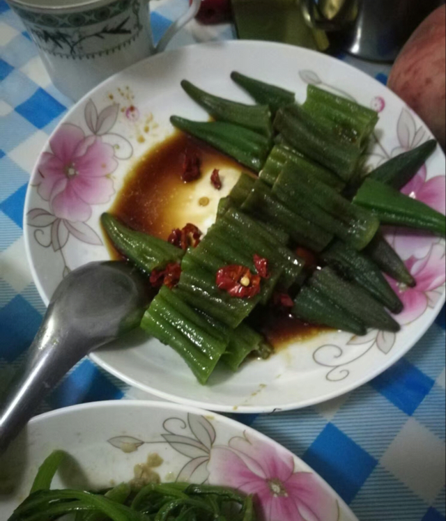 【白灼秋葵】清爽简单